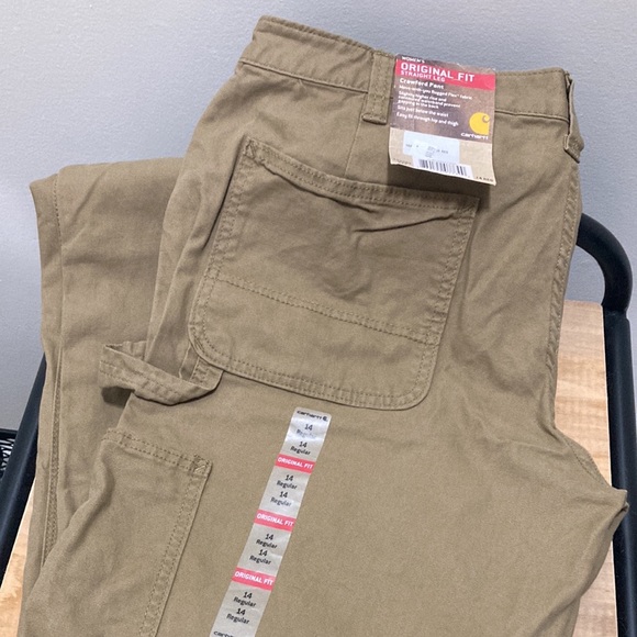 Set of Women’s Work pants. Straight leg Size 14. NWT. Carhartt and Ridgecut - Picture 2 of 9